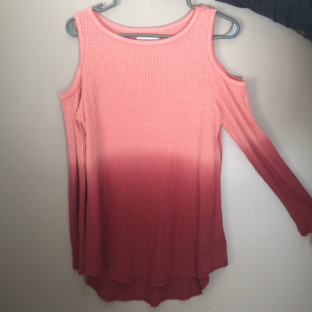 Ombré long sleeve shirt